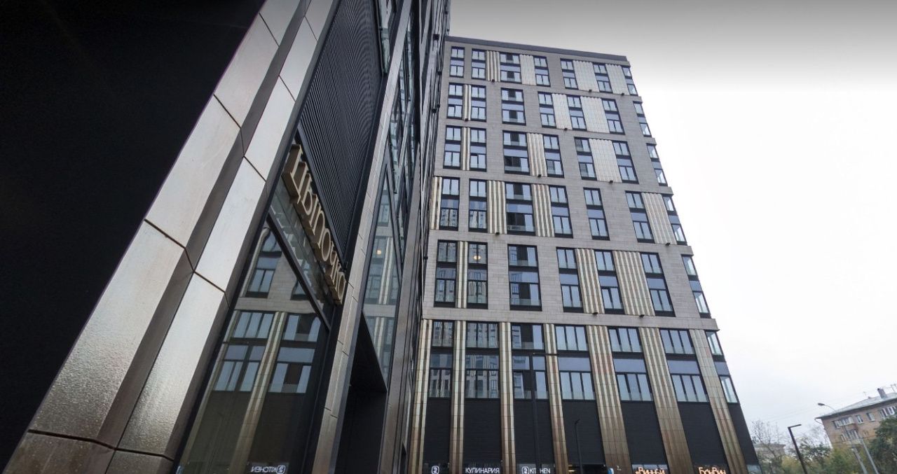 фасад дома, здание по адресу г Москва, Ленинградский пр-кт, д 29 к 2